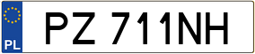 Truck License Plate